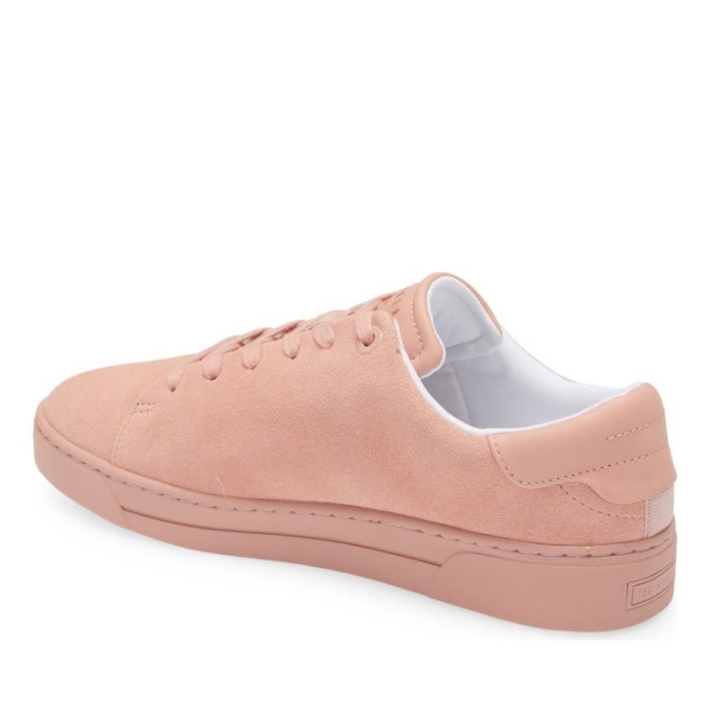 Ted Baker London Aryas Sneaker Leather Tennis Shoe, Size 9.5, Dusty Pink, NWT - Picture 2 of 16